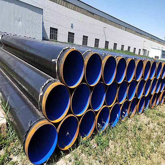 SSAW Carbon Steel Pipes Black Varnish