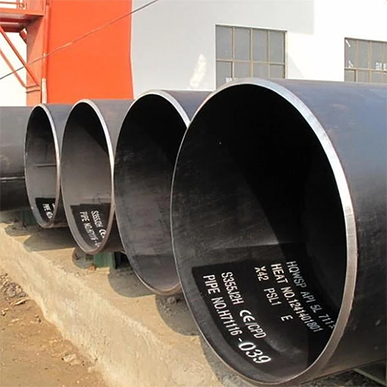 Welded LSAW Pipe API 5LX52 Psl2 Beveled Ends