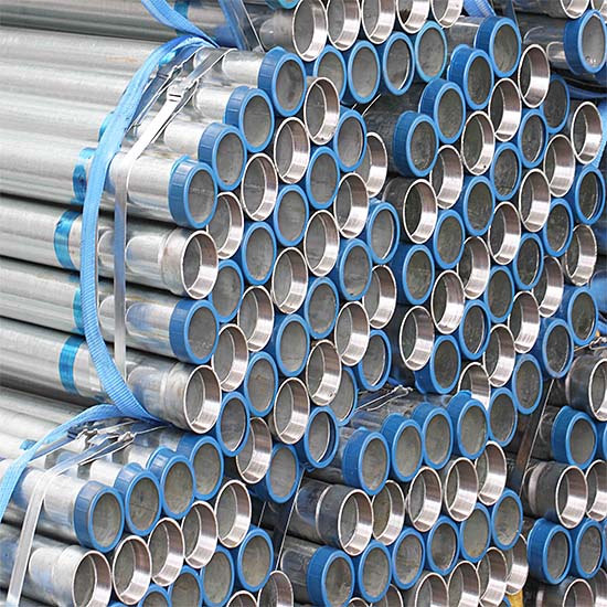 Hot Dip Galvanized Steel Pipes Threaded Ends
